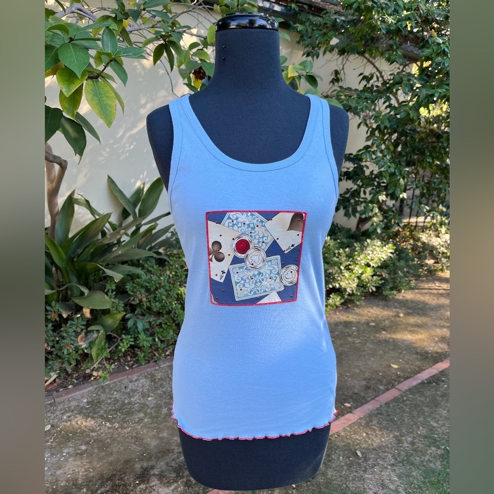 NWT Sebu Ace of Spades tank top - size L